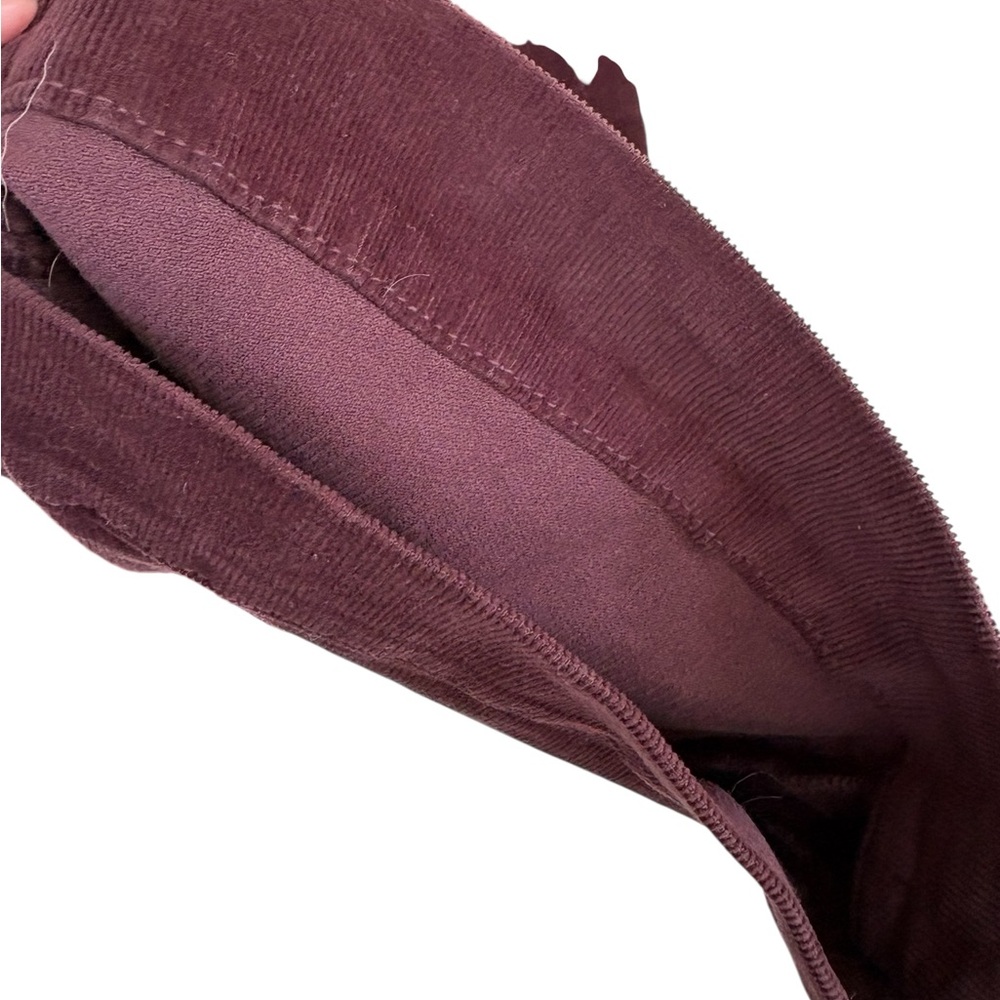 New Veronica Beard Burgundy Corduroy Carson Ankle Flare Jeans Sz 25 Please Read - Picture 5 of 8